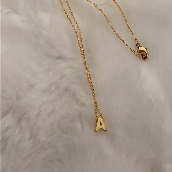Dainty Letter Necklace - Picture 2 of 4